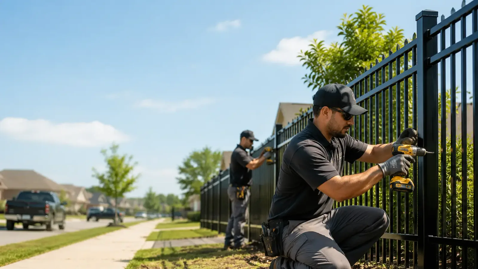 Metal Fence Installation in Midlothian, VA